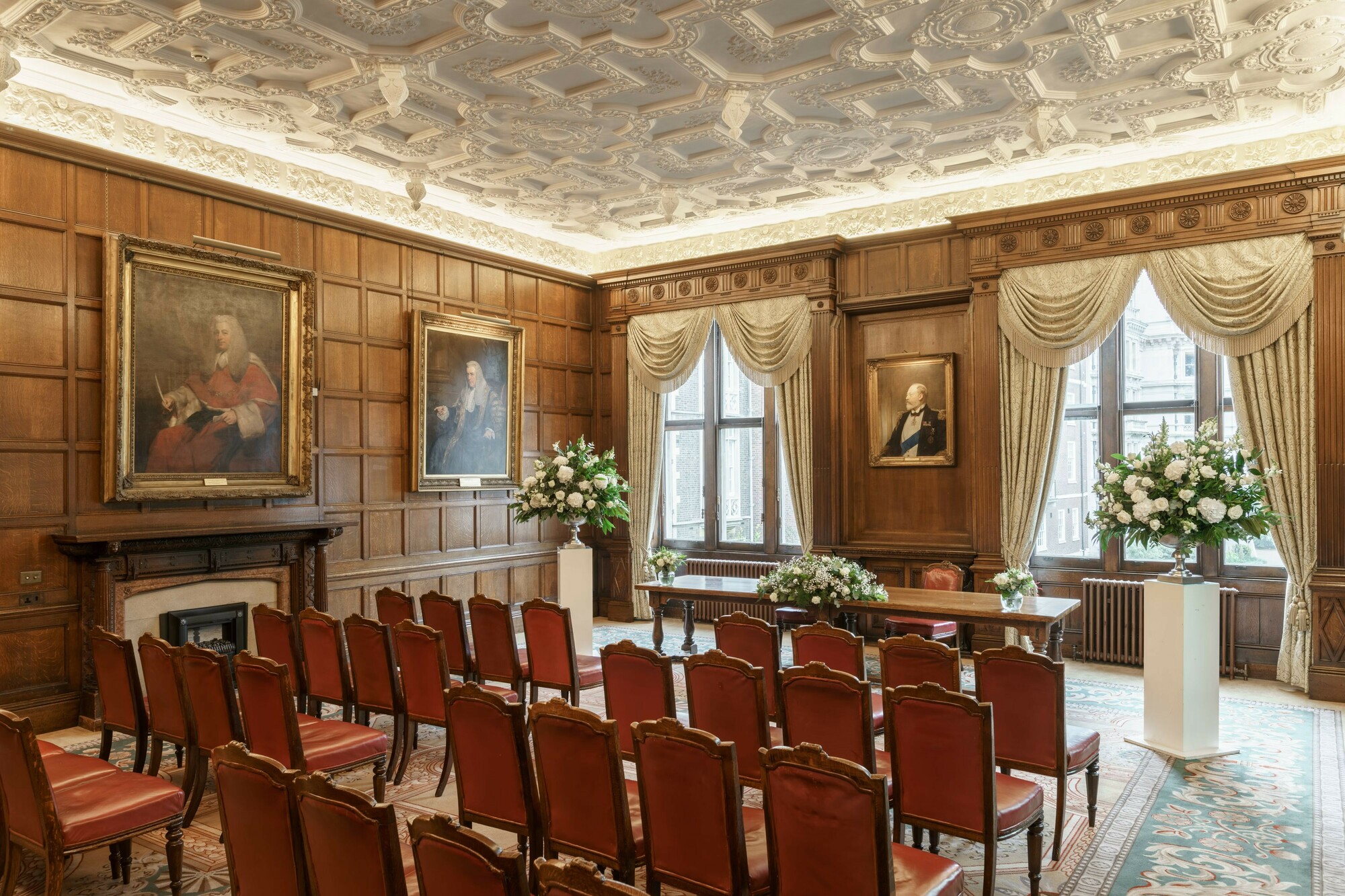 Parliament Chamber looking onto the gardens