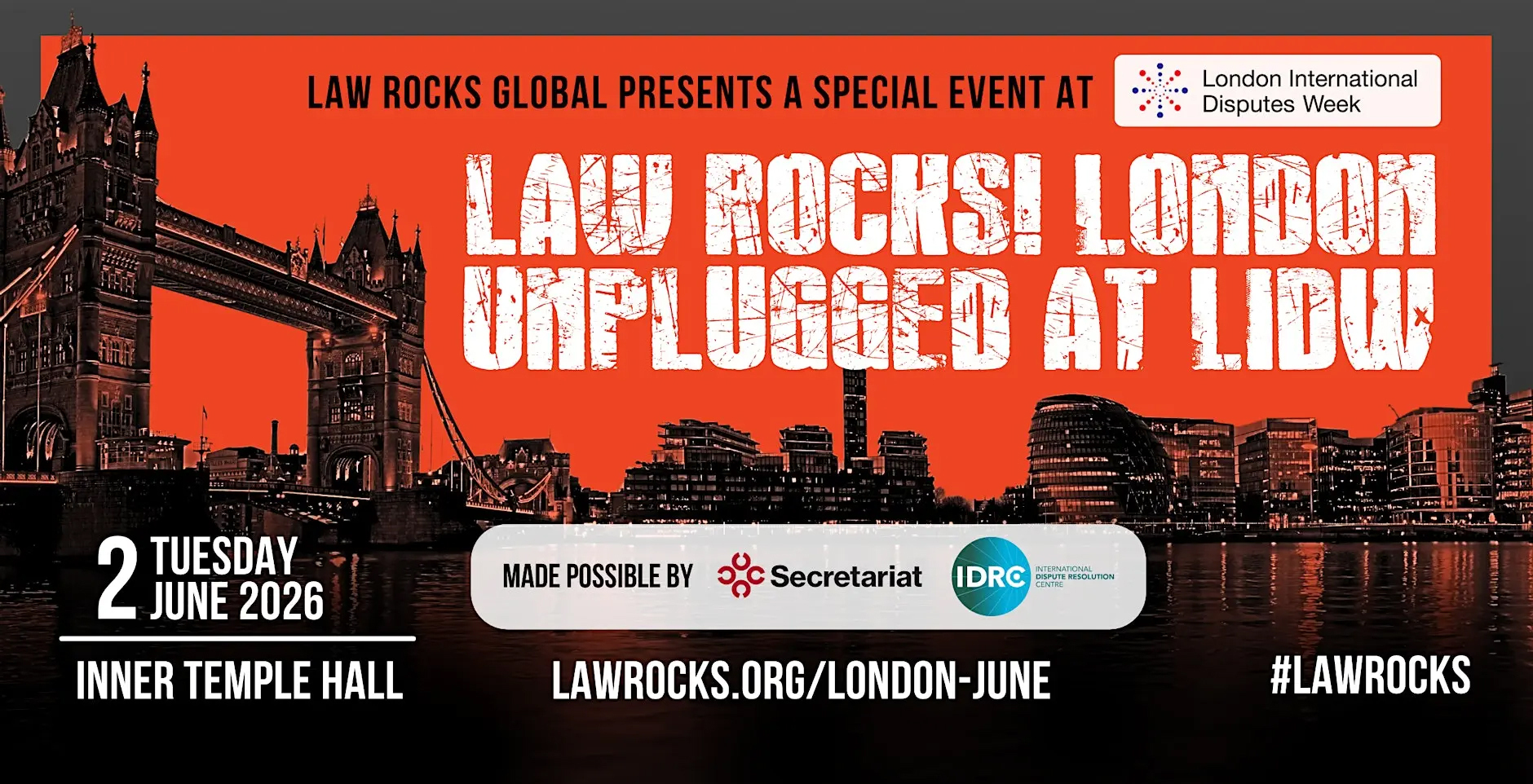 Law Rocks Poster